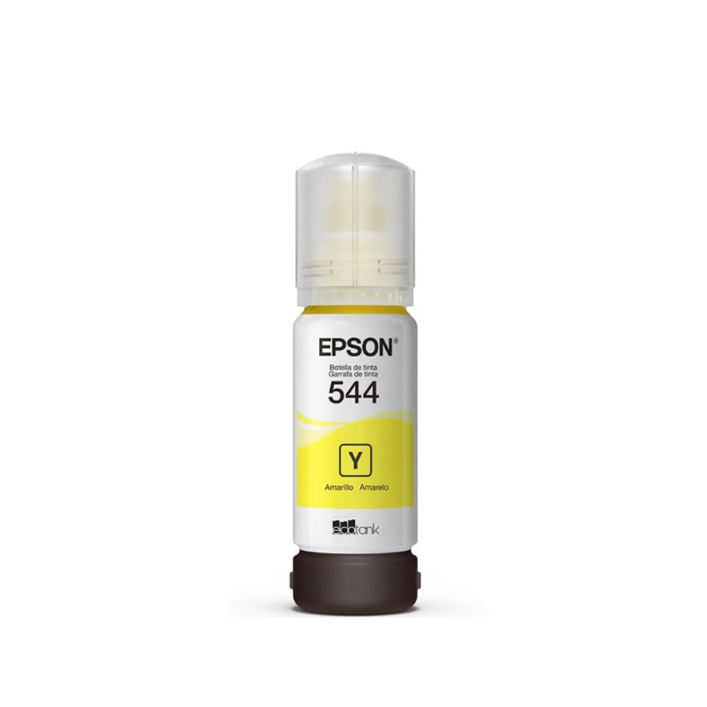 Botella de Tinta Epson T544 color Amarillo de 65ml T544420-AL