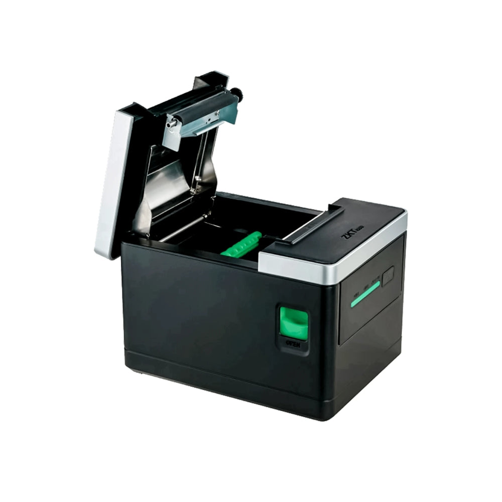 Impresora Termica ZKTeco de Escritorio Ancho de Papel 80mm Velocidad 300mm/s TPH: 100Km Comunicacion USB y Ethernet ZKP8008