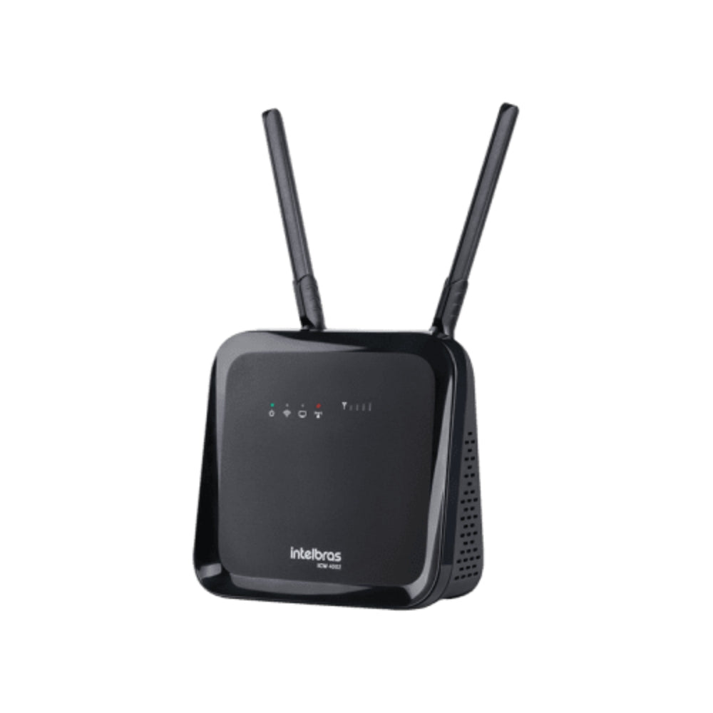Interface Celular Intelbras Fija ICW 4002 3G WiFi Soporta hasta 32 Dispositvos Conectados 1 Ranura SIM Antena de 3dBI Compatible con Antena Externa 4114002