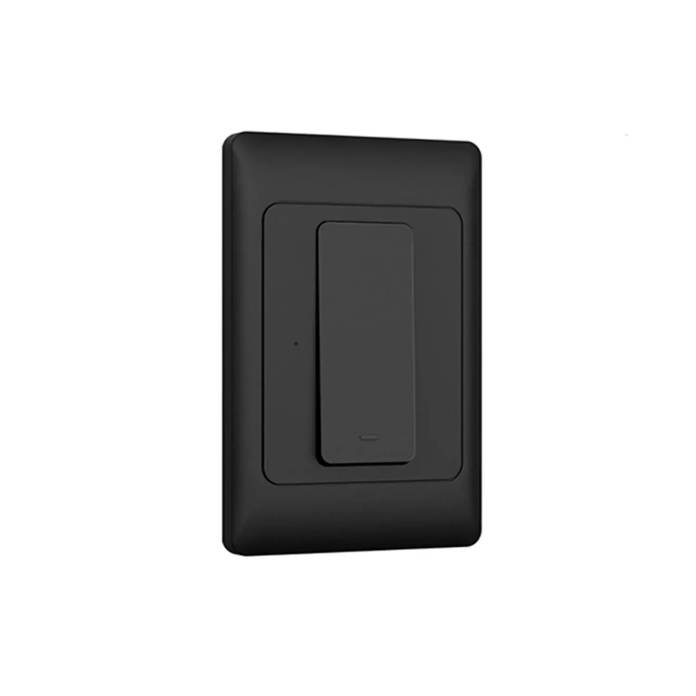 Interruptor Dimax de 1 Punto Smart WiFi 2.4GHz Control por Voz Alexa y Google color Negro H347