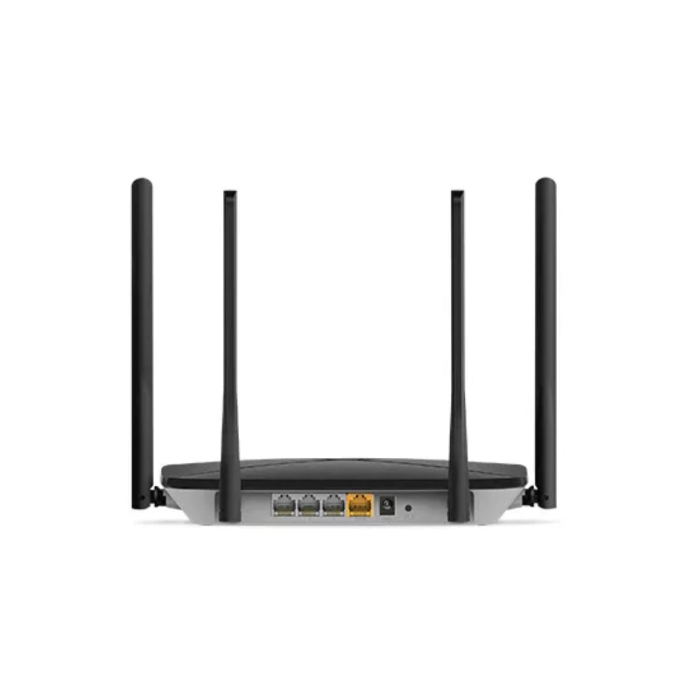 Router Mercusys Inalambrico AC1200 867Mbps 5.0GHz 300Mbps 2.4GHz 4 Puertos Gigabit 4 Antenas Fijas MIMO 2x2 AC12G