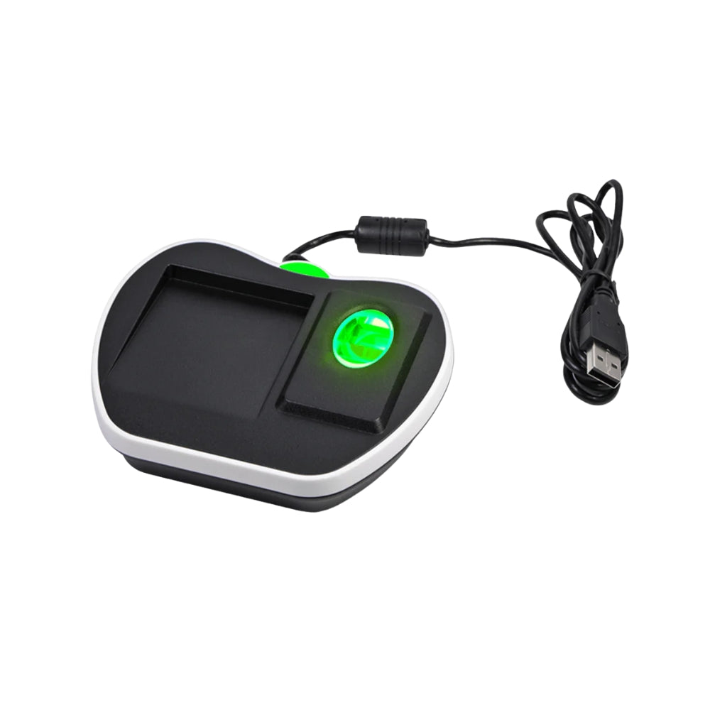 Lector de Huella Digital Zkteco Comunicacion USB Facil Acceso para Cualquier Dedo con LED indicador de Estado Resolucion 500 PPP ZK8500R[ID]