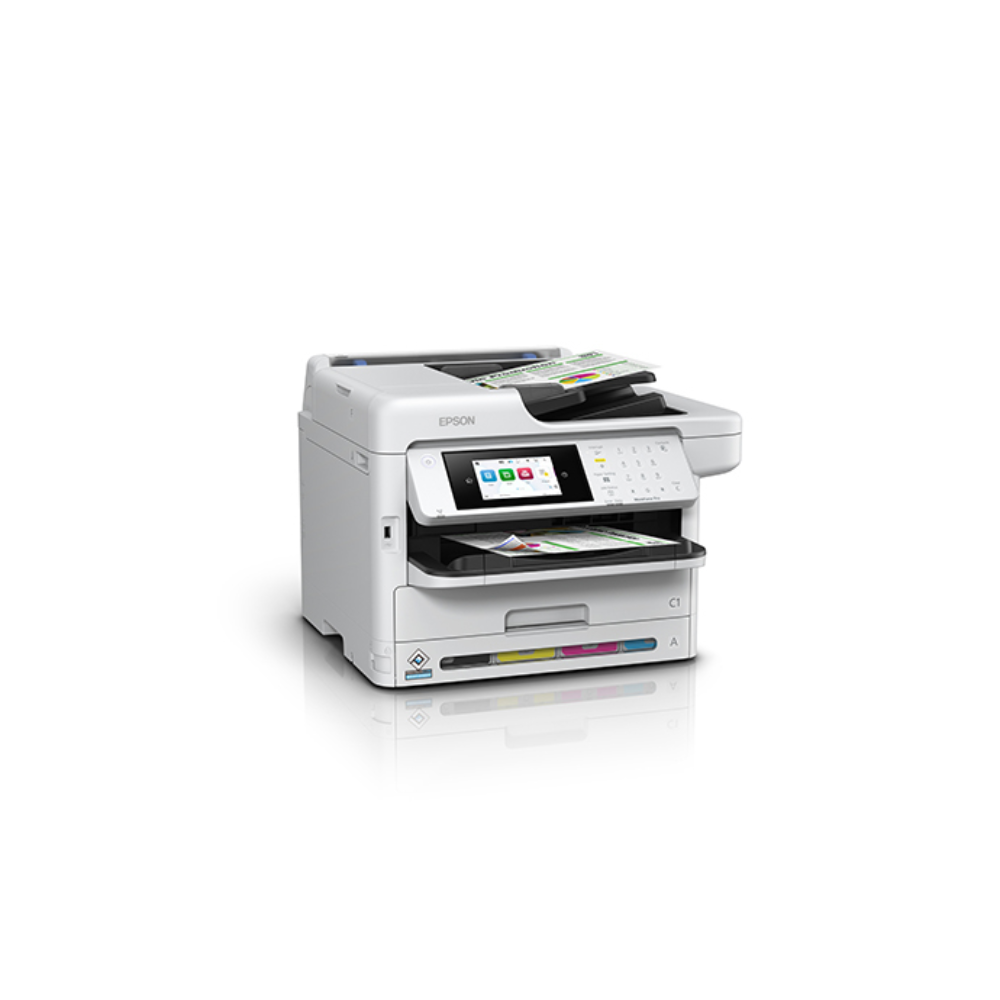 Impresora Epson Multifuncional WorkForce WF-C5891 Impresora Escaner Copiadora Fax Conectividad USB WiFi y Ethernet C11CK27301