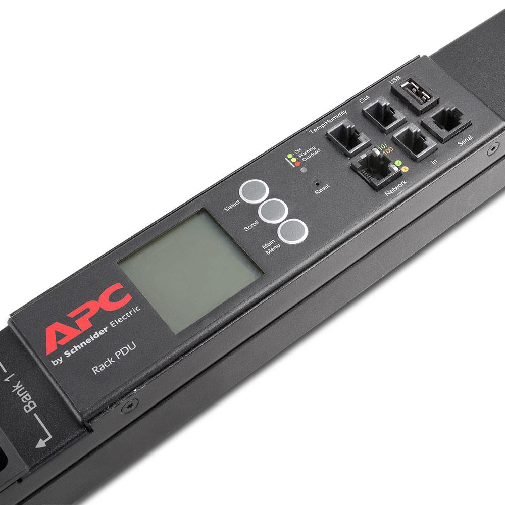 Unidad PDU APC 2G para Rack con Instrumentacion 0U, 32A, 230V, 36xC13 y 6xC19 Enchufes AP8853