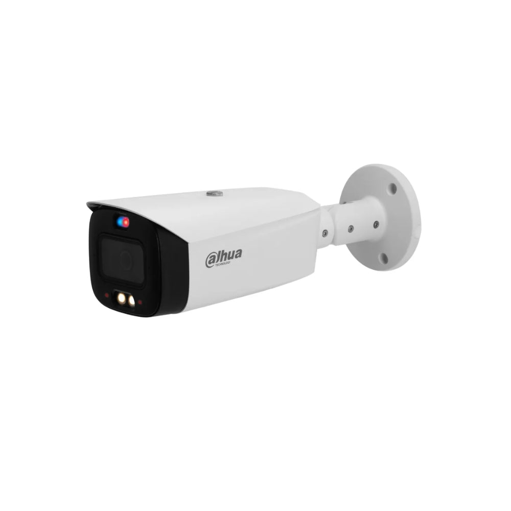 Camara Dahua IP Bala 4MP Disuacion Activa Metal/Plastico IR 30 metros Alarma 1I/1O Audio 1I/1O Micro SD 256GB IPC-HFW3449T1-A