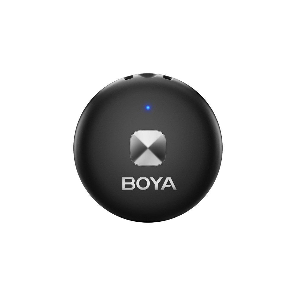 Microfono Inalambrico Boya Doble Canal Audio HD Bateria 5 horas Puerto Lightning Alcance 50m Omic-D