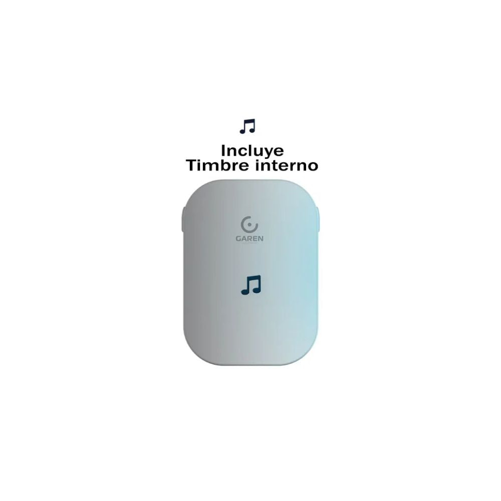 Frente de Calle Garen IP WiFi 2.4GHz IP65 Grabacion SD-Card Hasta 128GB Voltaje 100 a 220VAC con Rele para Apertura de Puerta GA-VPS01