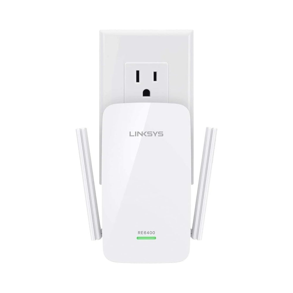 Extensor de Rango WiFi Linksys AC1200 802.11ac (N300 + AC867) Doble Banda 1xEthernet Gigabit RE6400