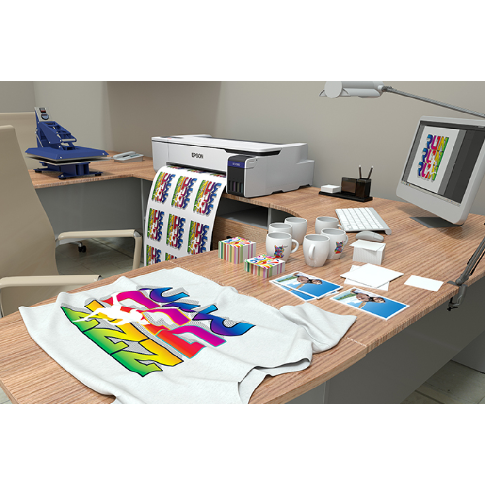Impresora Epson Sure Color F570 Sure Color de 24" de Ancho para Sublimacion Conectividad USB WiFi y Ethernet C11CJ17201