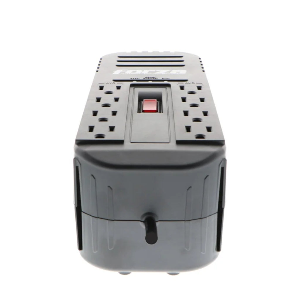 Estabilizador Forza Regulador Automatico de Voltaje 2200VA 1100W con 8 Salidas NEMA FVR-2202