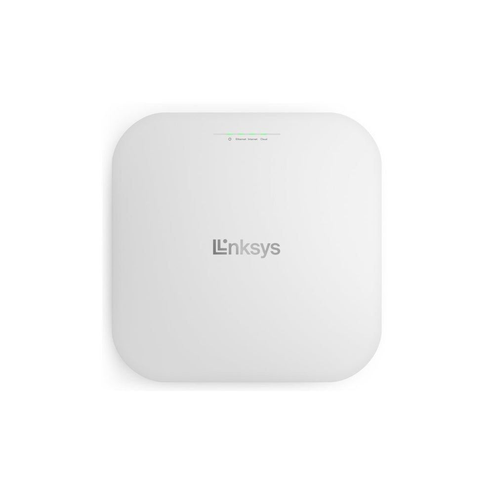 Punto de Acceso Access Point Linksys Cloud Managed AX3600 WiFi 6 Indoor Admite AC1300 de doble banda 802.11ac MU-MiMo IP55 LA
