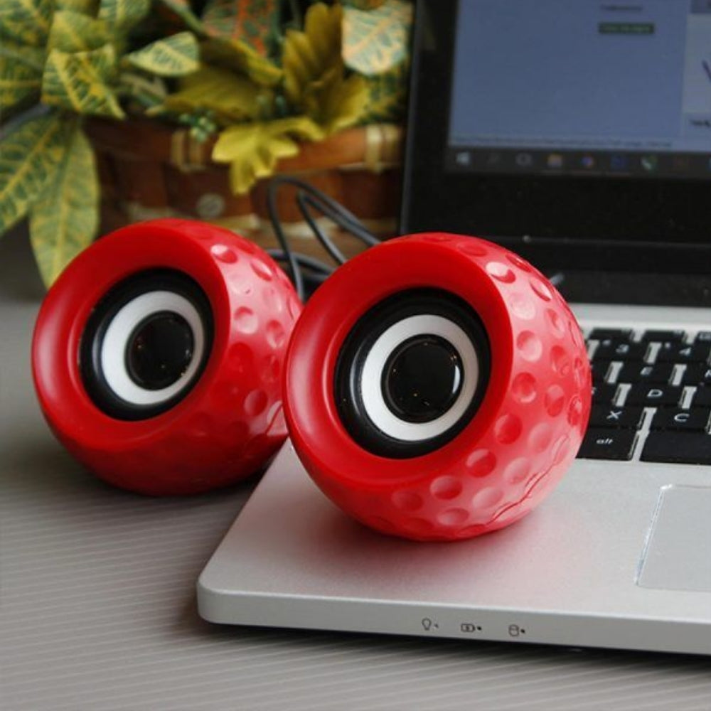 Altavoz Havit para PC Compatible con Cualquier dispositivo salida 3.5mm color Rojo HV-SK486-RED