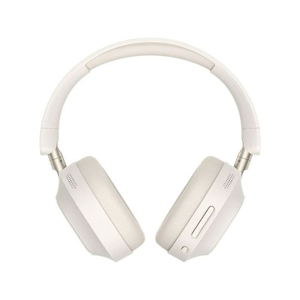 Audifonos Havit Inalambricos HI-Res Cancelacion de Ruido Activa Autonomia hasta 80 Horas Plegables Conexion a 2 Dispositivos en Simultaneo Puerto USB-C color Beige H668BT-BG