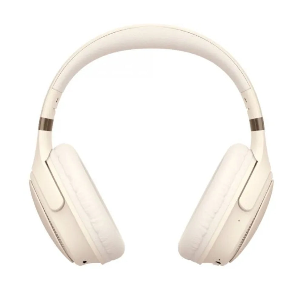 Audifonos Havit Inalambricos Bateria hasta 55 Horas Bluetooth 5.3 Diseño Plegable FM Radio Micro SD y Auxiliar color Crema H630BT-BT