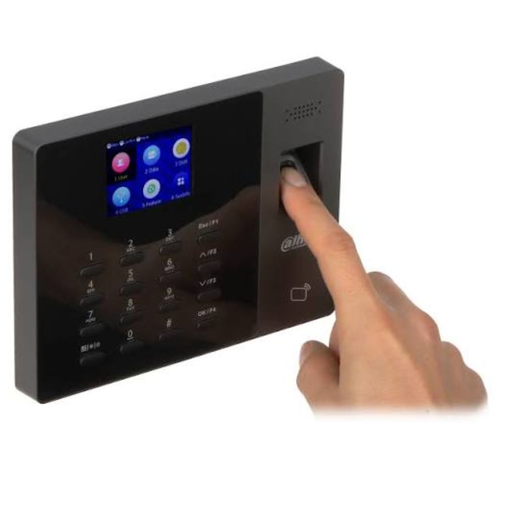 Terminal de Control de Asistencia Dahua Soporta MiFare Card/ID Huella Tarjeta Comunicacion USB TCP-IP 100Mbps ASA1222G