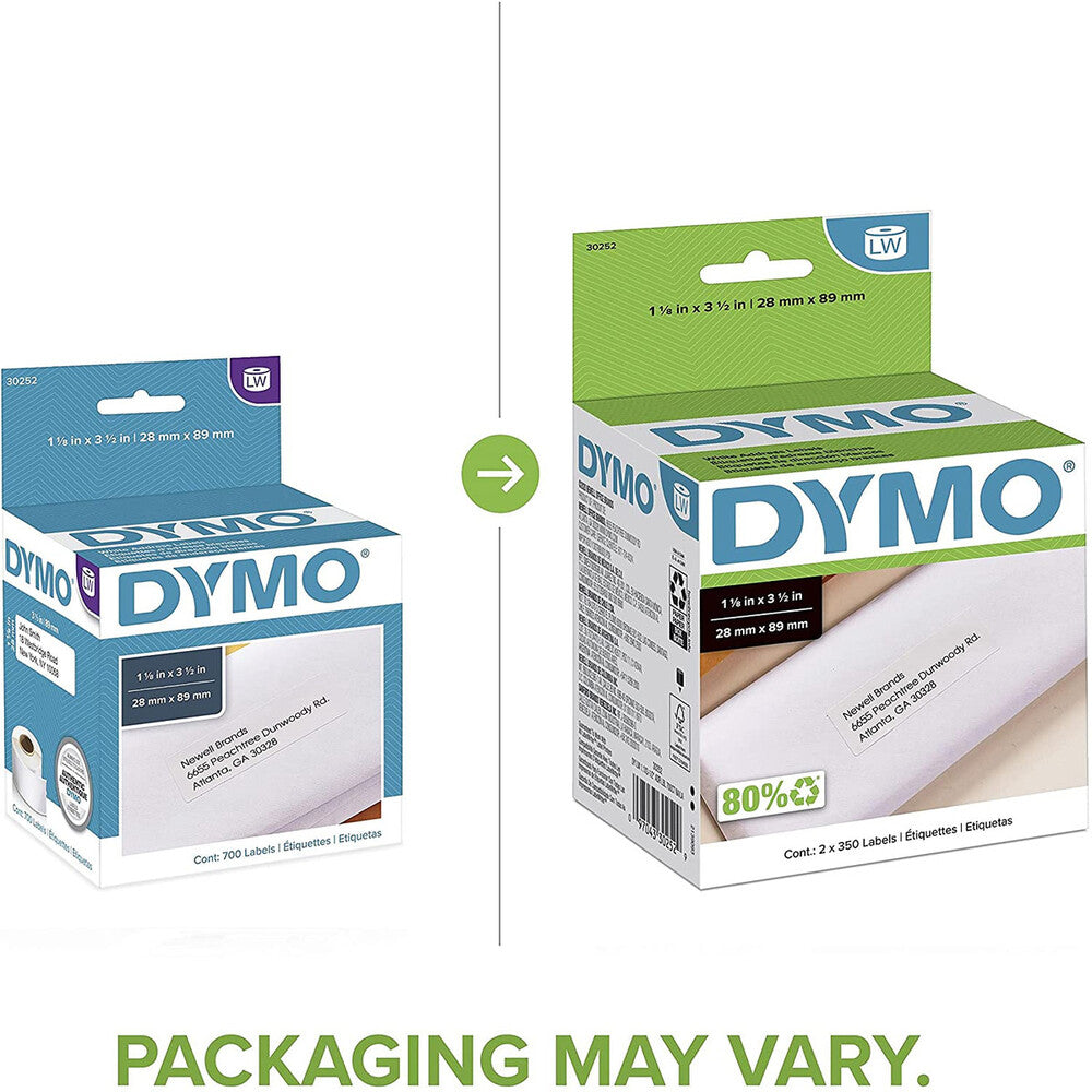 Etiqueta Dymo Labelwriter 700 Piezas de 28mm x 89mm 30252
