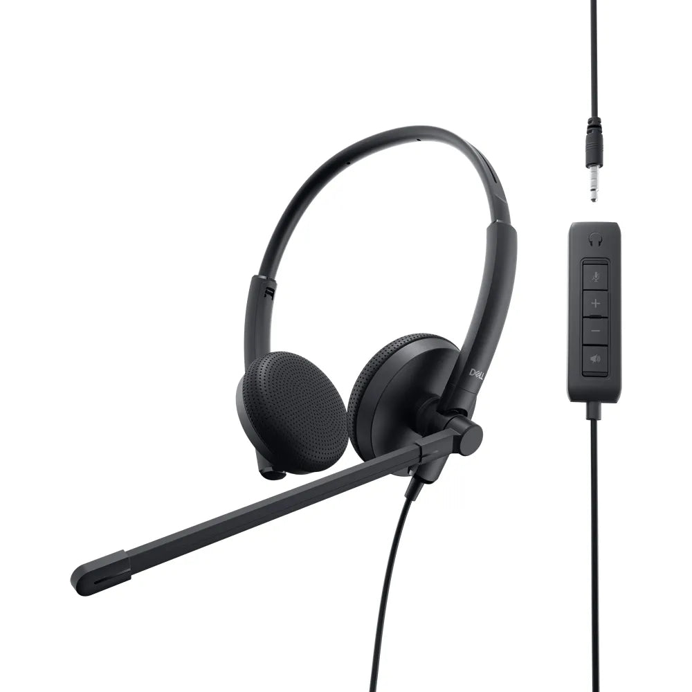 Auriculares Dell Estereo Cableado con Cancelacion de Ruido Longitud Cable 1.5 Metros 520-AAVO