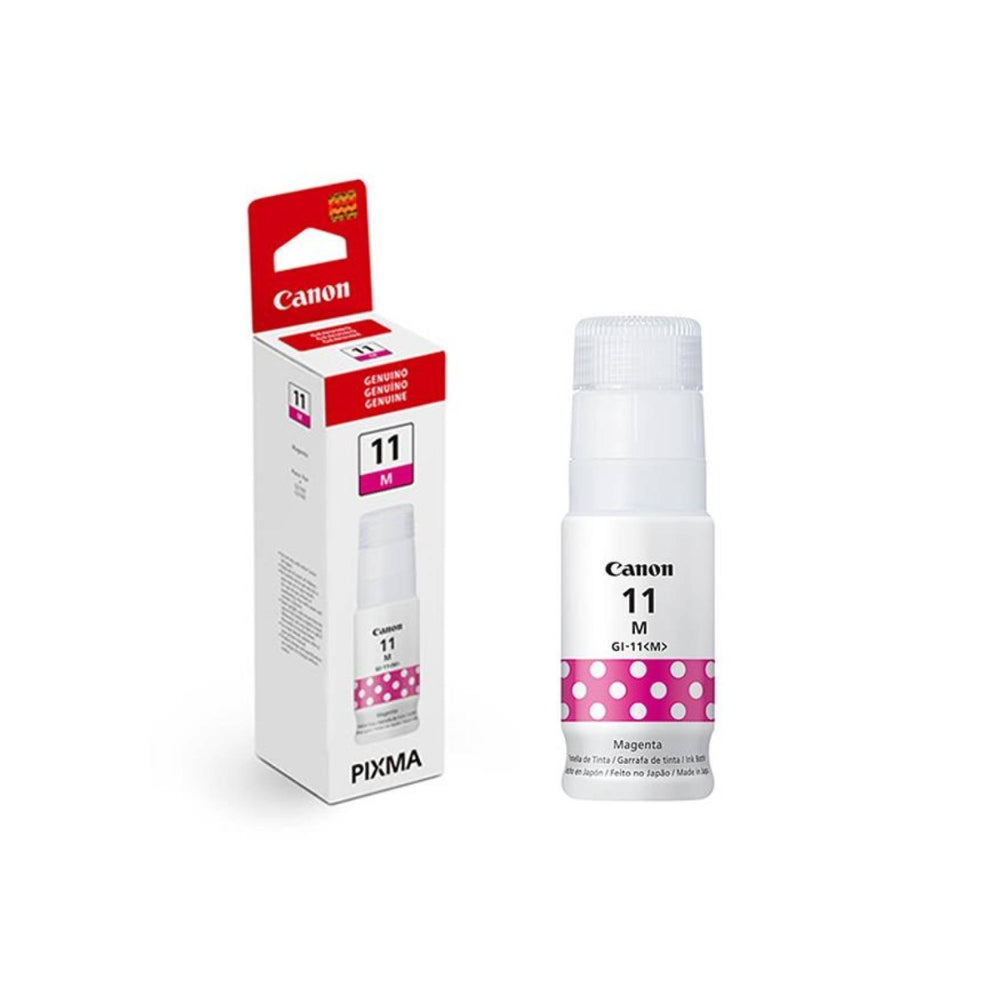 Botella de Tinta Canon GI-11M color Magenta de 70ml Compatible con Pixma G2160 4535C001AA