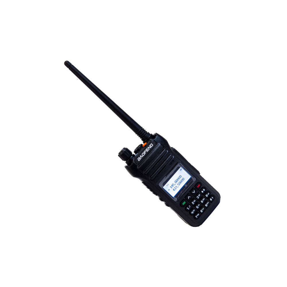 Radio Portable Baofeng UHF VHF con Pantalla Doble Banda 128 Canales Potencia 10W IP57 BF-H5