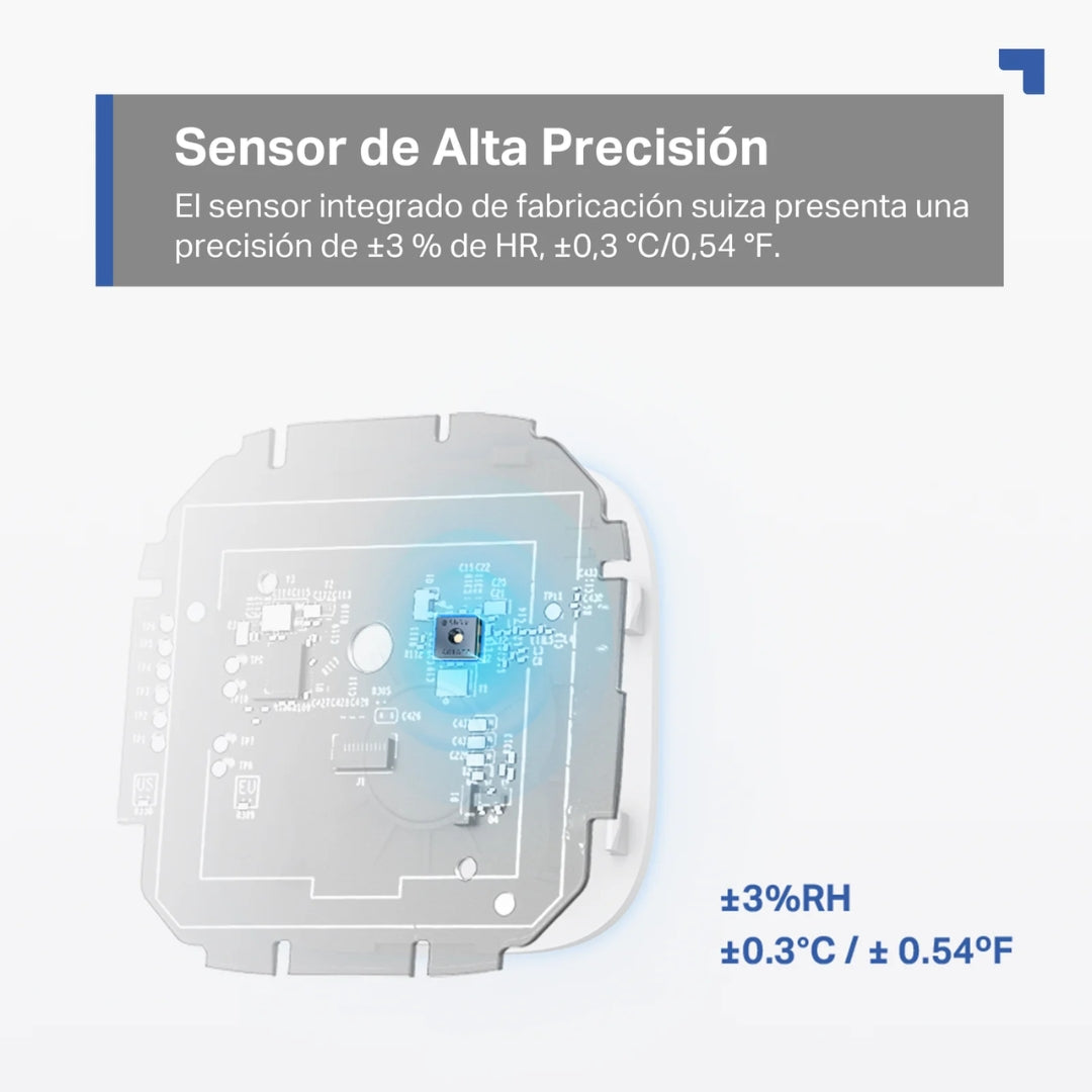 Sensor de Temperatura y Humedad Tapo Inteligente Inalambrico Pantalla de 2.7" Tapo T315