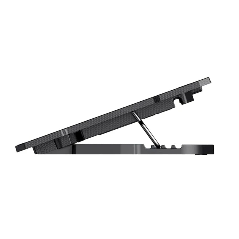 Soporte Cooler Havit para Laptop de 10 hasta 17.3" con 5 Ventiladores y 2 Puertos USB-A color Negro F2076