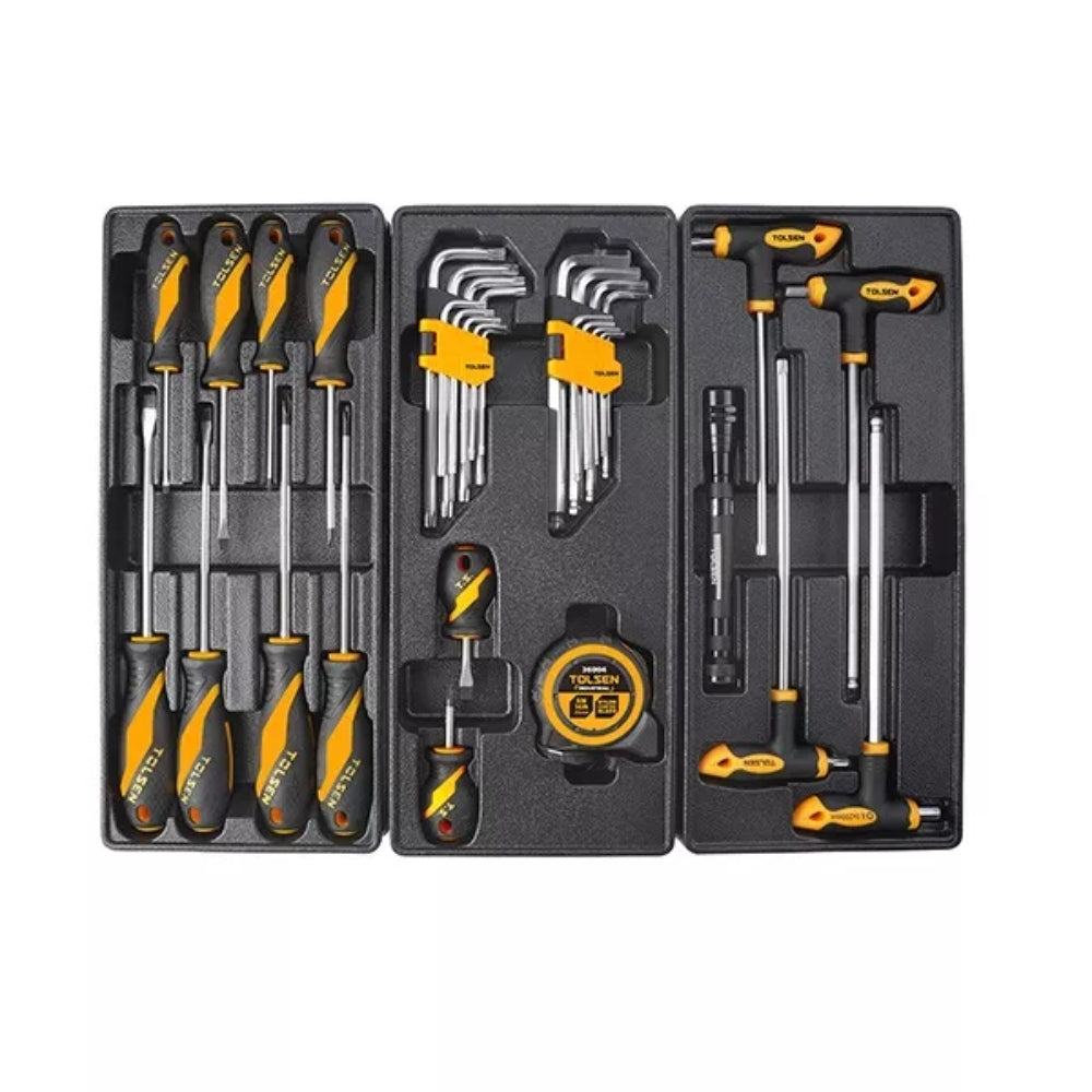 Caja de Herramientas Tolsen Metalica con 179 Pieza 85410