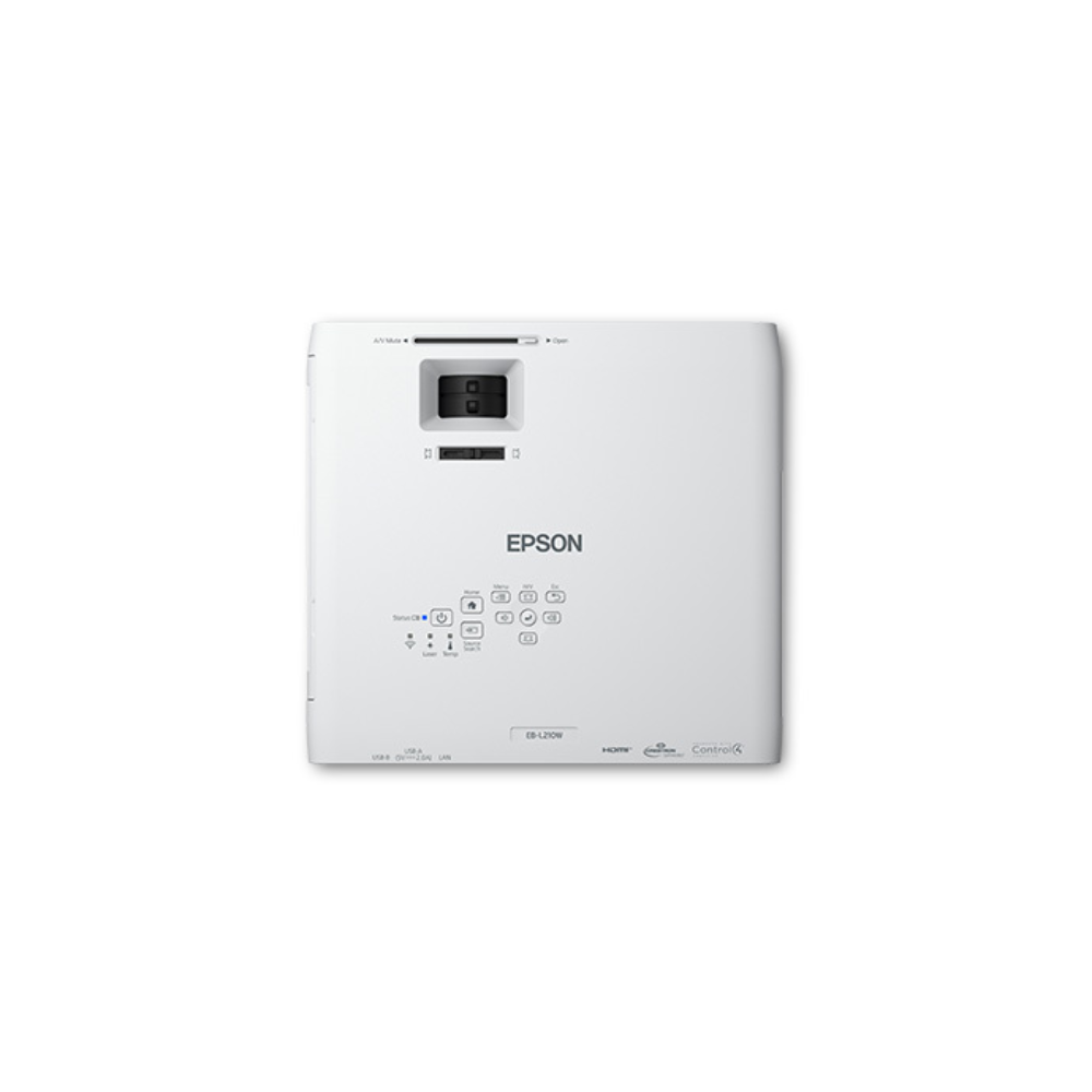 Proyector Epson Laser Powerlite L210SW Pantalla hasta 300" de 4500Lumenes WXGA Conectividad USB HDMI WiFi Miracast Ethernet y
