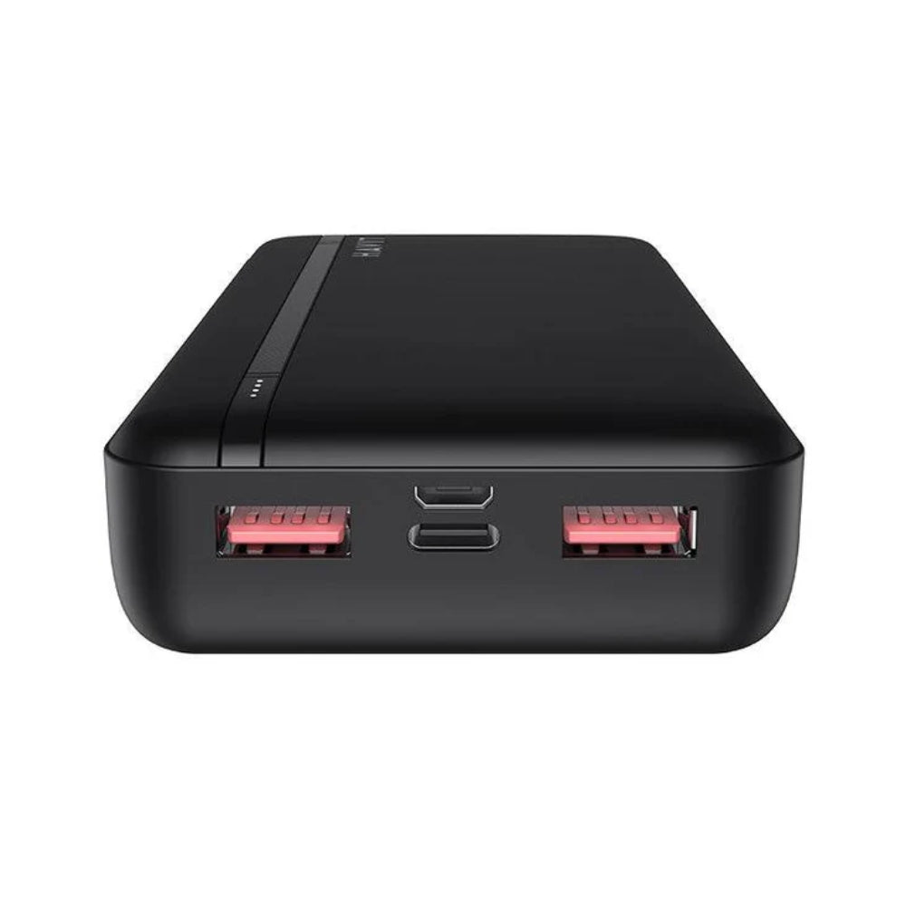 Cargador Portatil Havit Power Bank de 20.000 mAh puerto USB-A USB-C color Negro PB92-B
