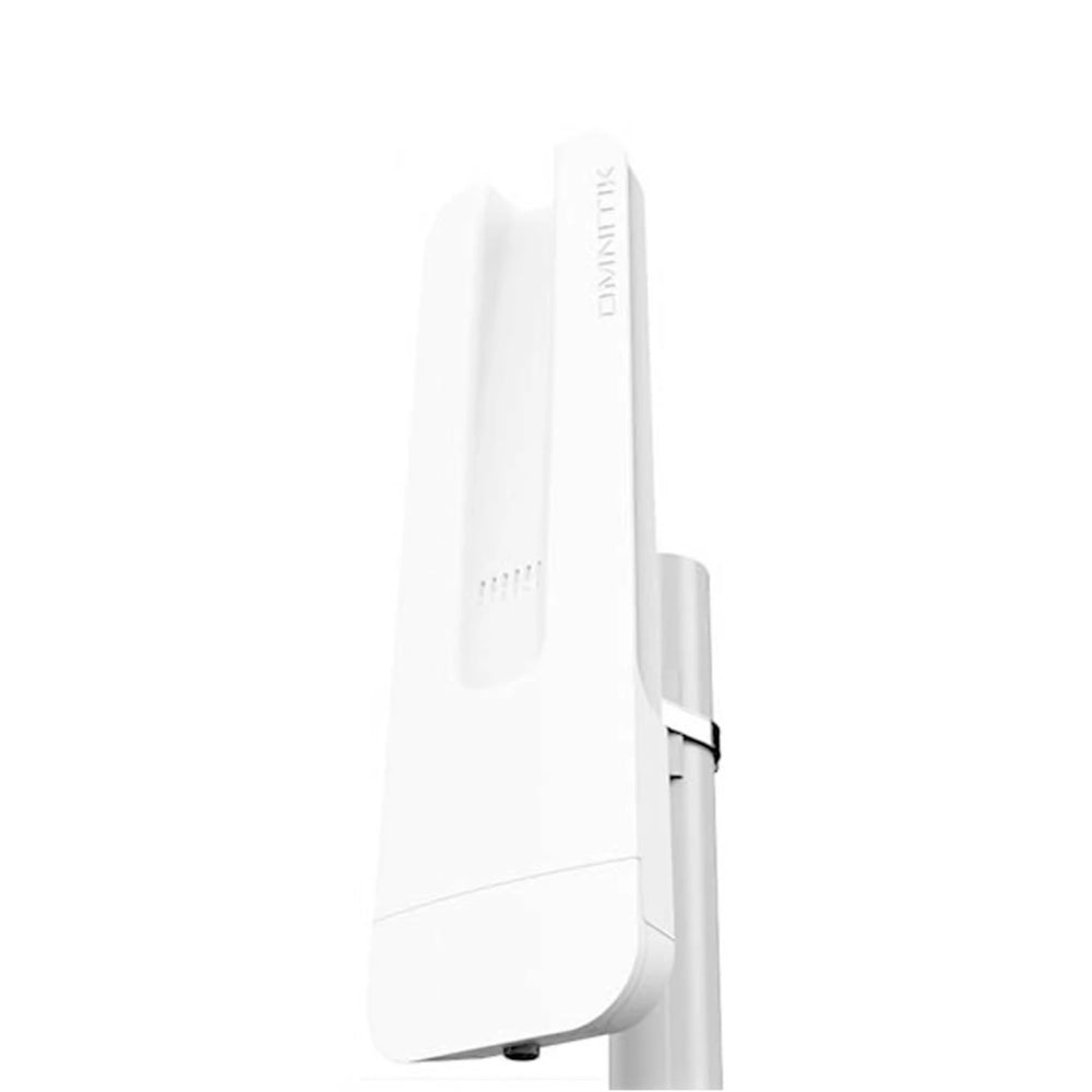 Access Point Mikrotik Omnitikg 5AC para Exterior con 2 Antenas Integradas Omnidireccionales de 7.5dBi 5GHz Licencia Nivel 4 Incluye Fuente RBOmniTikG-5HacD
