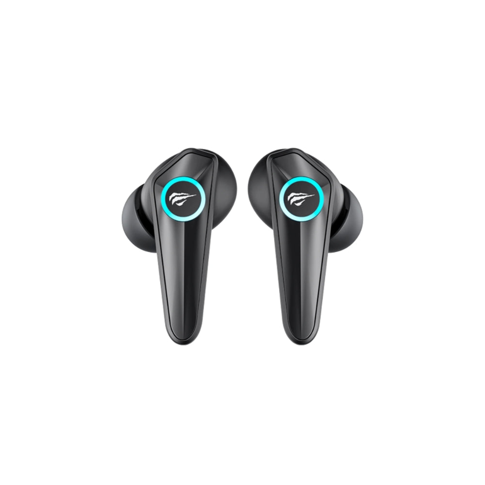Auriculares Havt Gaming RGB Bateria hasta 5 Horas Bluetooth 5.0 Modo Musica y Juegos Sonido Surround Baja Latencia Control Tactil Negro TW952-PRO-RGB-B