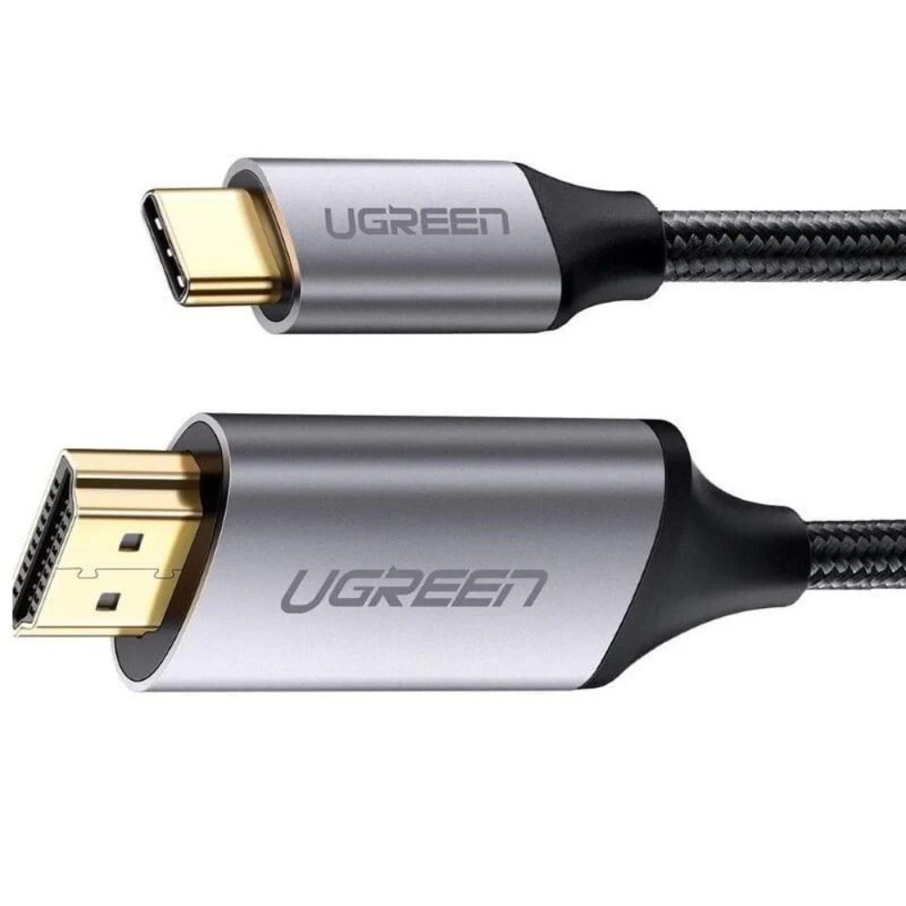 Cable USB-C a HDMI Ugreen de 1.5M de Longitud Chapado en Oro Compatible con PC 50570