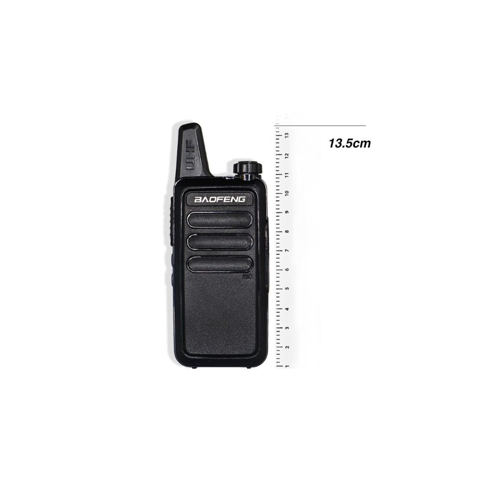 Radio Portable Baofeng UHF Analogico 400 a 470 MHz 16 Canales Potencia 5W BF-R5