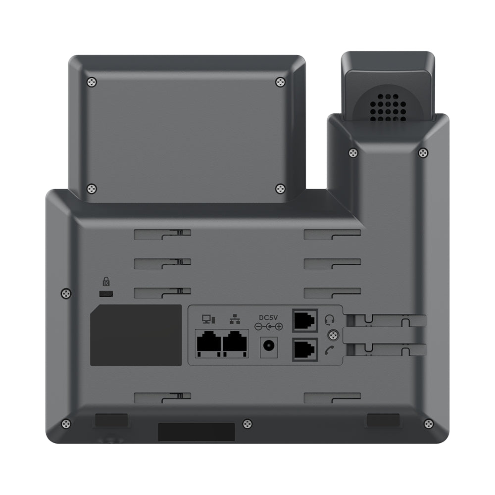 Telefono IP GranDStream 3 Lineas 6 Cuentas SIP 2 Puertos Ethernet Gigabit Pantalla LCD 2.7" Audio HD Conferencia 5 Vias No Incluye Adaptador GRP2604P