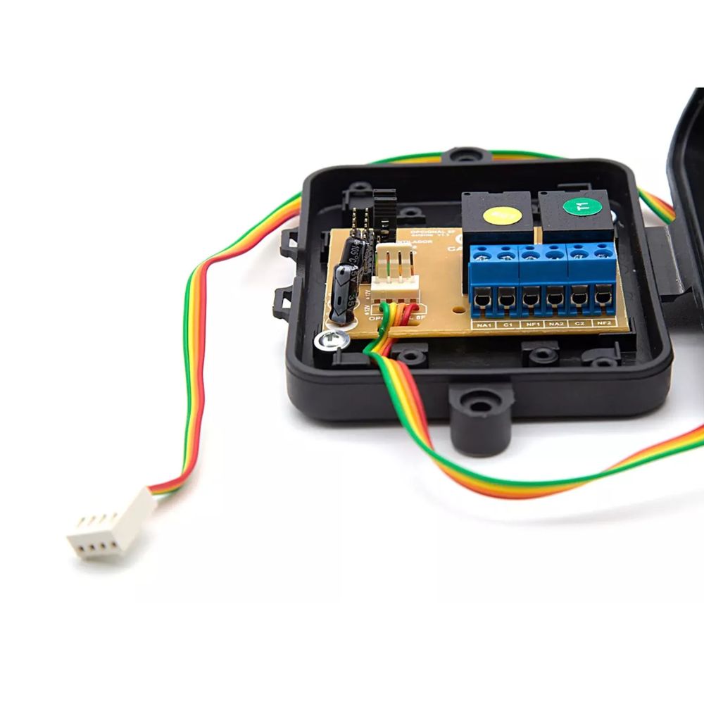 Modulo Alternativo Garen de 8 Funciones con Caja Permite Seleccionar el Accesorio y Programarlo a Traves de Jumper Especial para Luz de Garage y Cerradura 3 Seg A01755