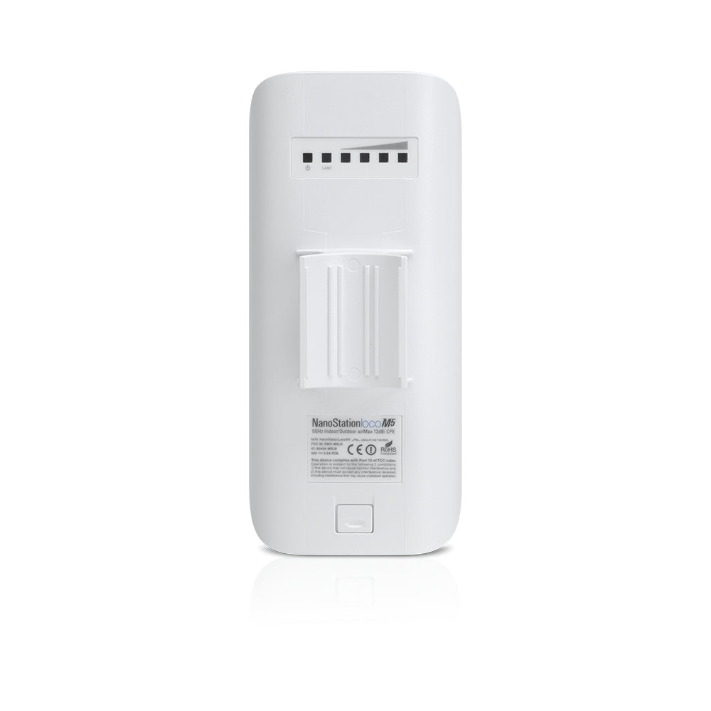 Antena Ubiquiti Nanostation Loco M2 2.4GHz Antenas Internas 8.5dBi 23bDm 150Mbps 1xEthernet 100Mbps Alcance 5+Km Interior Exterior UB-LOCOM2