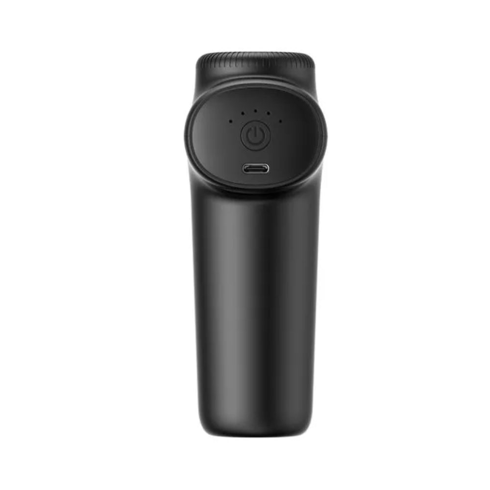 Mini Pistola de Masaje Havit Bajo Nivel de Ruido y Apagado Inteligente con 4 Cabezales y 5 Velocidades hasta 3000 RPM puerto de carga USB-C MG1508