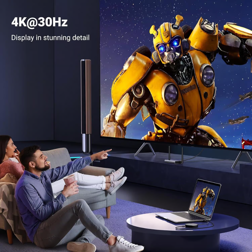 Transmisor HDMI Inalambrico Ugreen soporta 4K 30Hz Alcance hasta 50M 90909A