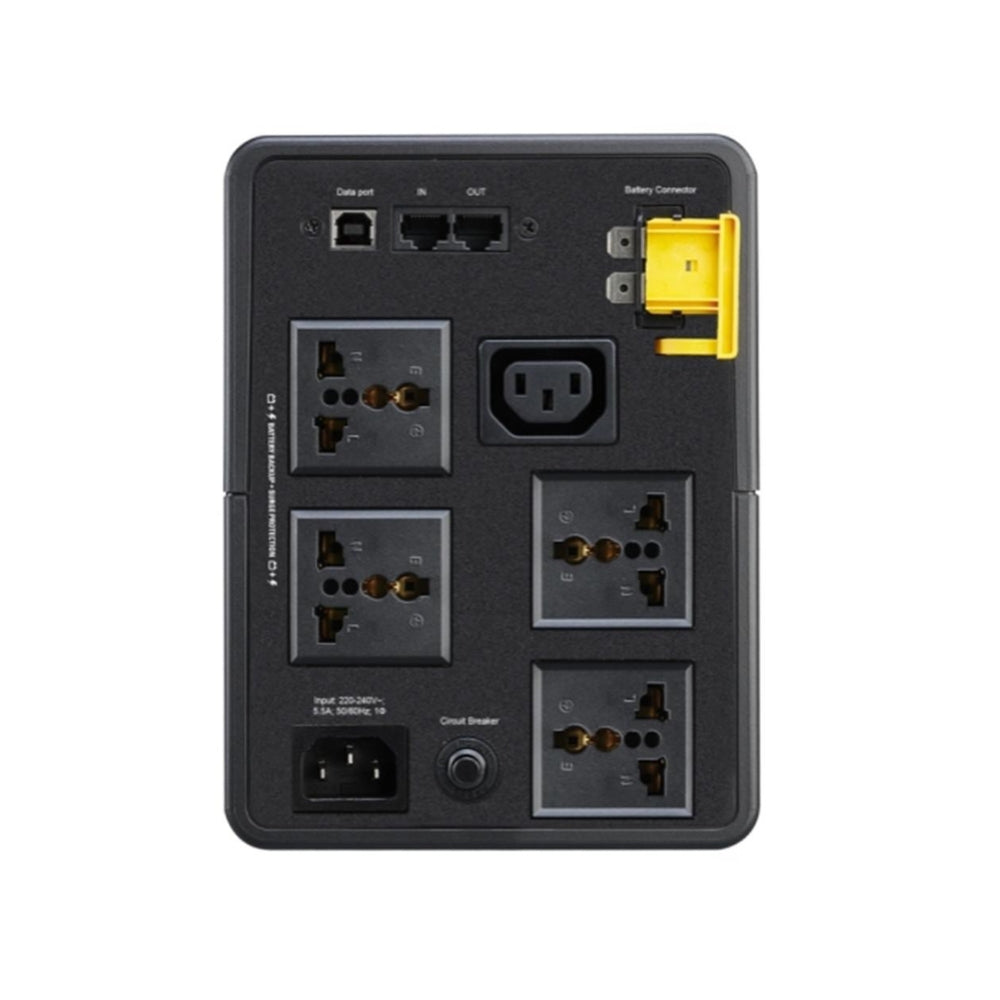UPS APC Interactivo de 1200VA 650W 230V AVR, 4 Enchufes Universales BX1200MI-MS