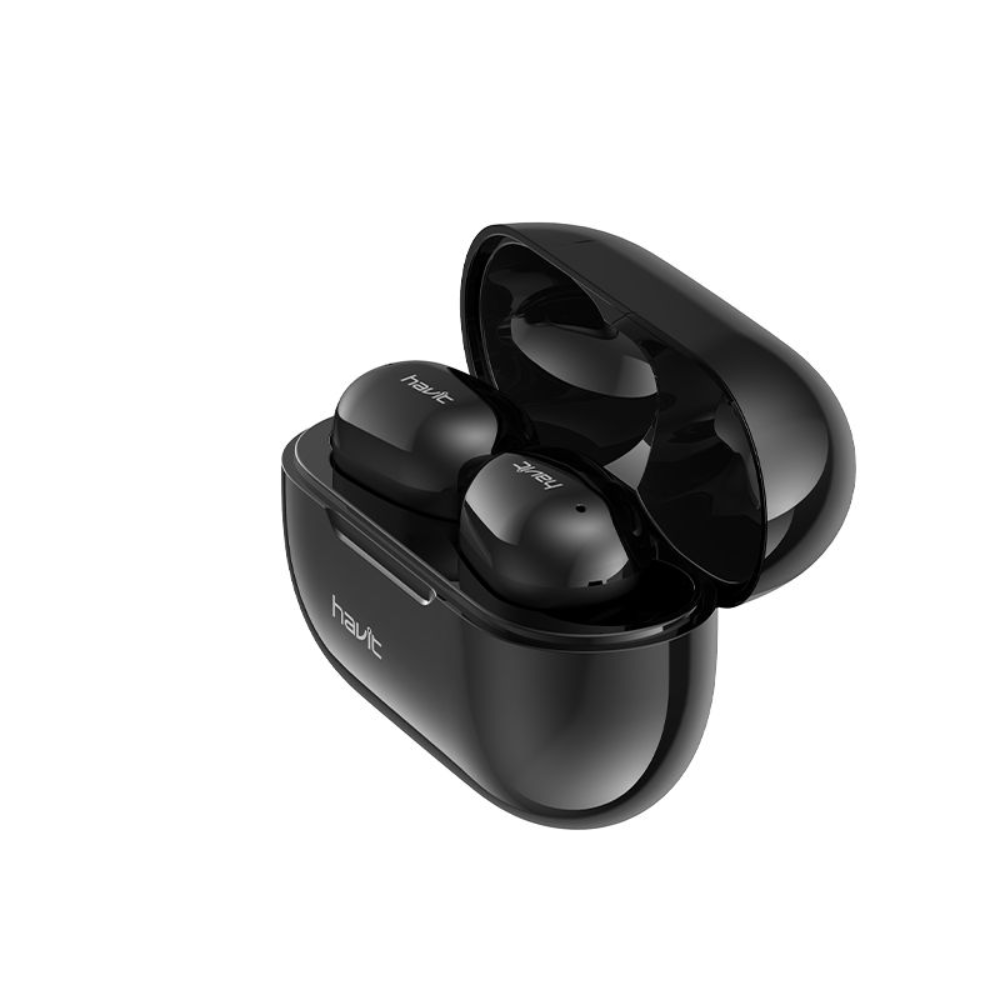 Auriculares Havit Bateria hasta 5 Horas Bluetooth control Tactil Sonido de Alta Definicion Diseño Ergonomico color Negro TW925-BLACK