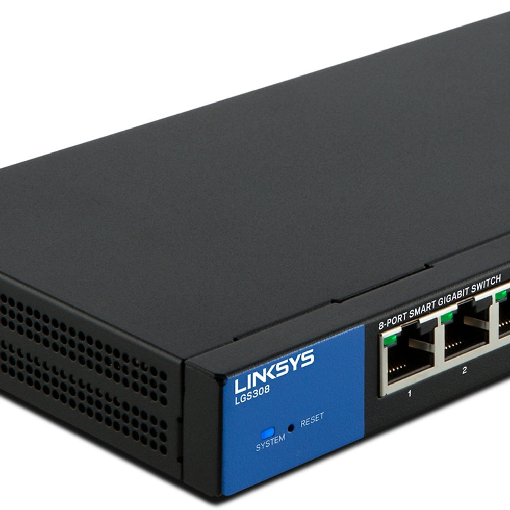 Switch Linksys de 8 Puertos Gigabit LGS308