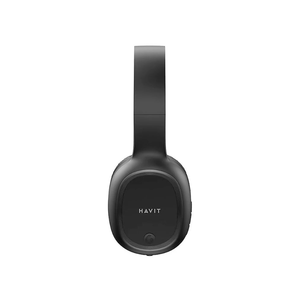 Audifonos Havit Bateria hasta 4 Horas Bluetooth 5.1 Sonido Hi-Fi Multifuncion BT-Micro SD FM Aux Diseño Plegable color Negro H2590BT PRO-BLACK