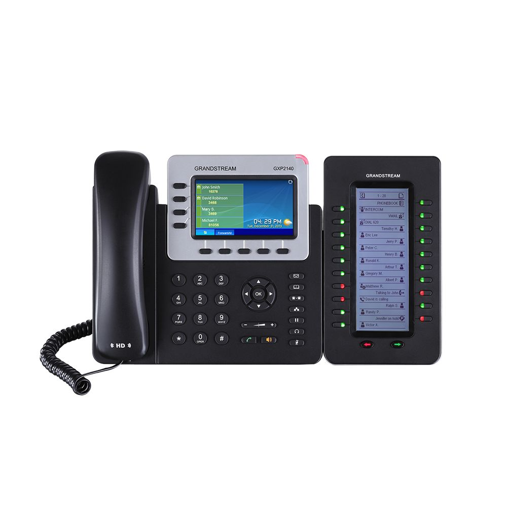 Extension de Teclado GranDStream para GXP2140-2170-GXV3240 Teclas BLF Touchscreen con 20 Botones Programables Hasta 4 Modulos GXP2200EXT