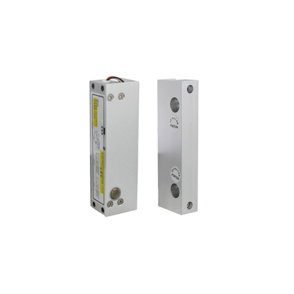 Chapa Electrica Dimax Electrobolt Izquierda para Puerta Blindex No necesita Bracket Tamaño 170x49x43mm C829