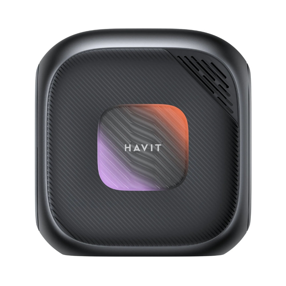 Proyector Havit Android TV 9.0 Nativo 720P soporta hasta 4K Pantalla hasta 150" 250 ANSI Lumens Parlantes 5Watts PJ215 PRO-EU-BK