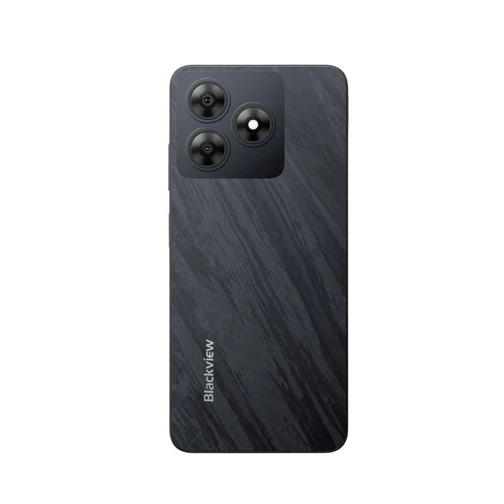 Celular Blackview Pantalla IPS HD+ 6.56" 90Hz Camara 13MP Principal 8MP Frontal Procesador Octacore 4GB RAM 128GB Memoria Bateria 5000mAh Android 14 WAVE 8-BLACK
