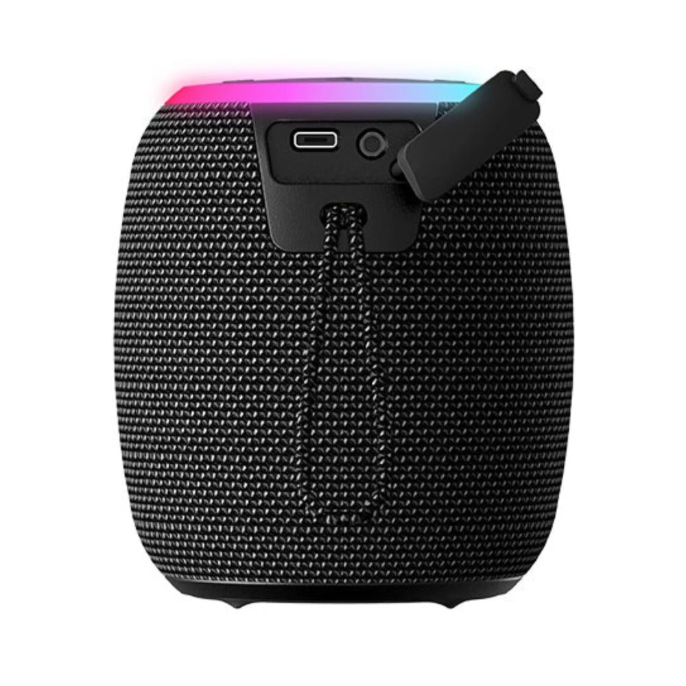 Altavoz Havit Portatil RGB Bateria hasta 8Horas Potencia 10-15 Watts Resistente al Agua IPX7 Funcion BT AUX TWS Asistente de Voz Manos Libres Carga USB-C SK829BT