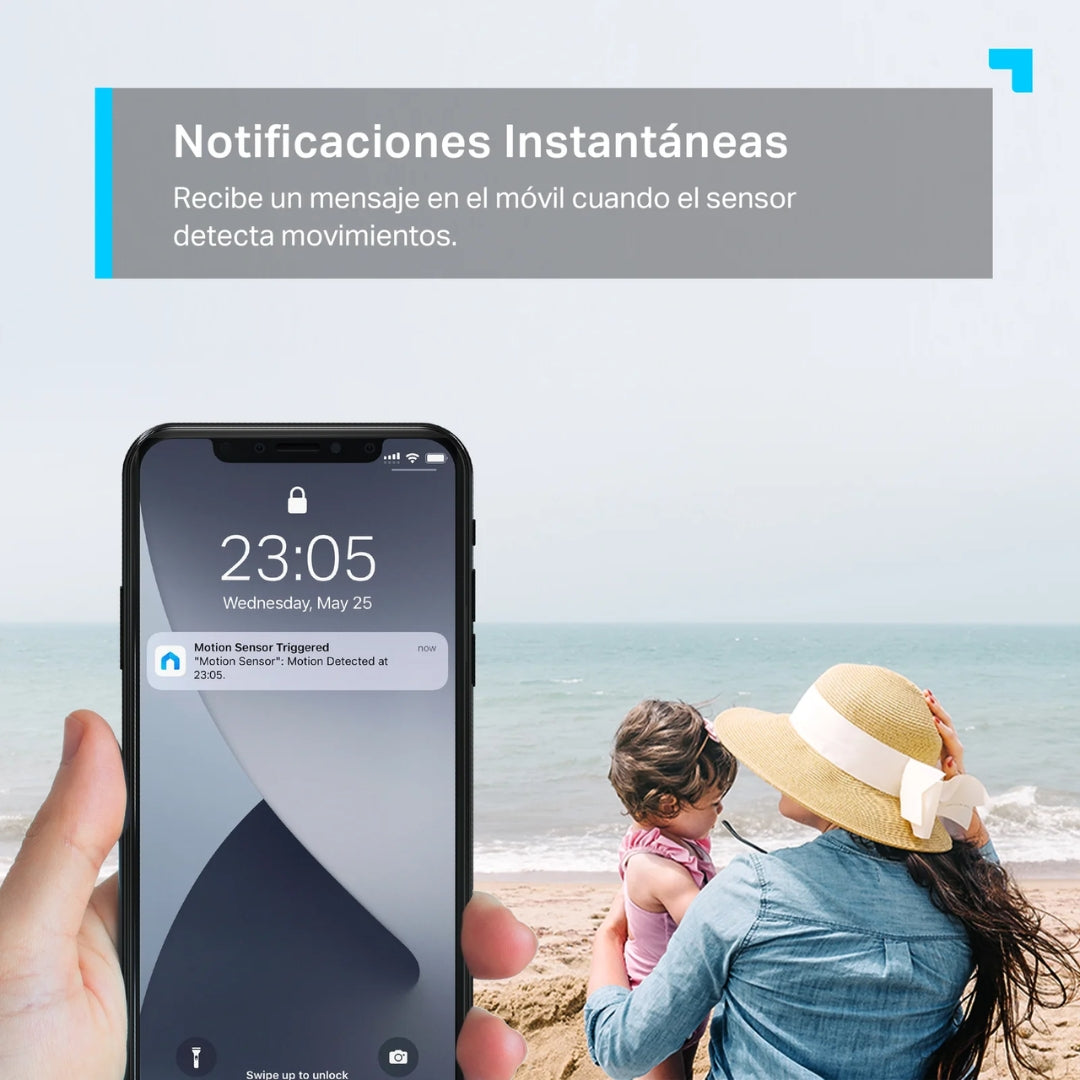 Sensor de Movimiento Tapo Inteligente Angulo de Deteccion 120grados Tapo T100