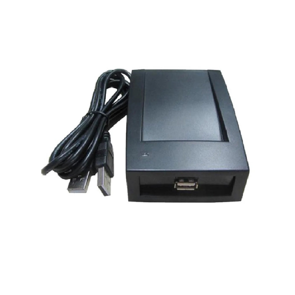 Lector Zkteco de RFID de 13.56MHz Lector de Escritorio de Hotel con Conexion USB para el Registro de Tarjetas de Proximidad CR60W