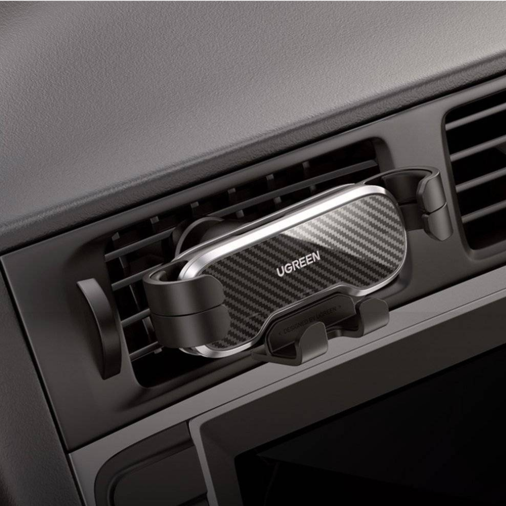 Soporte Ugreen para Vehiculo por Gravedad Rotacion 360 Grados Compatible con el 98% de Salidas de Aire 80871