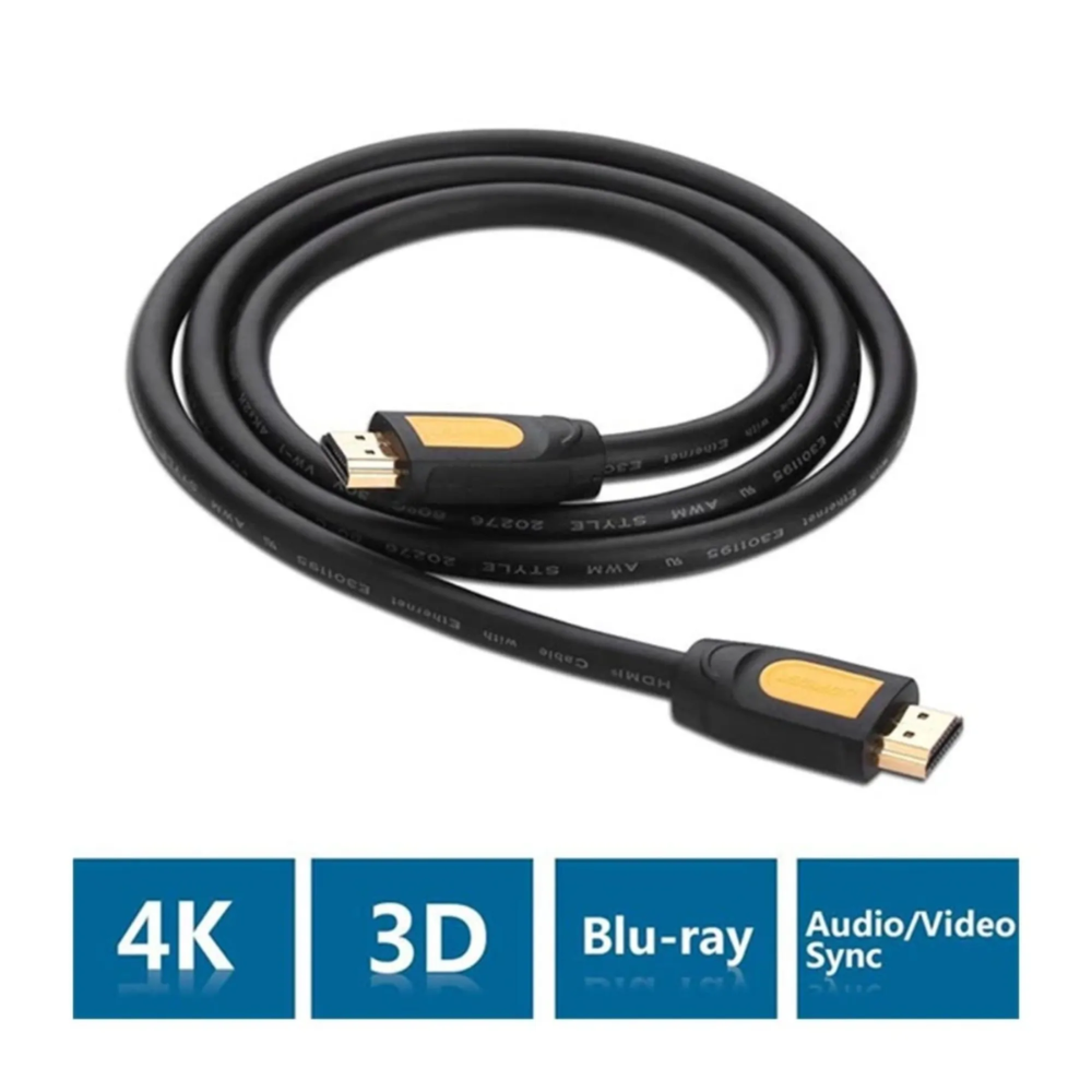 Cable Ugreen HDMI 2.0 4K 60Hz 1.5M Cobre Platinado 10128